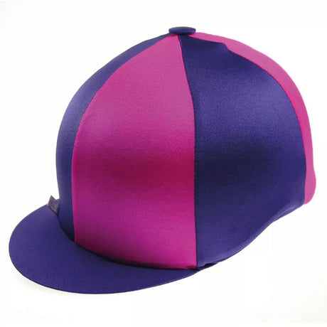 Capz Lycra Quartered Hat Cover #colour_cerise-purple