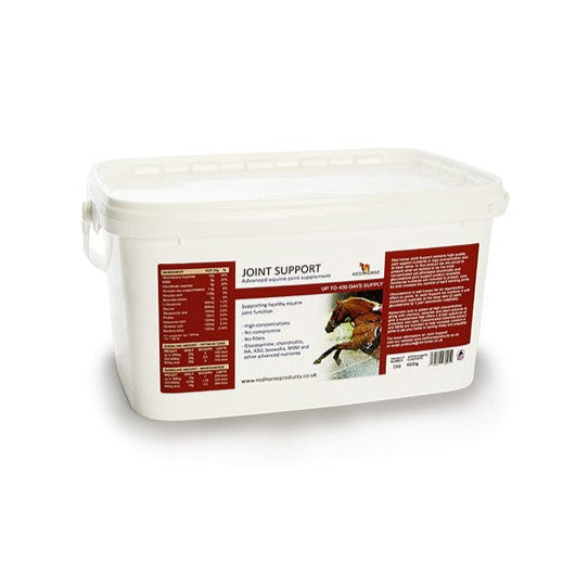 Support articulaire cheval rouge