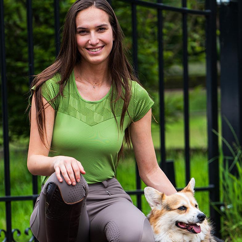 Mountain Horse Lace Top #colour_green