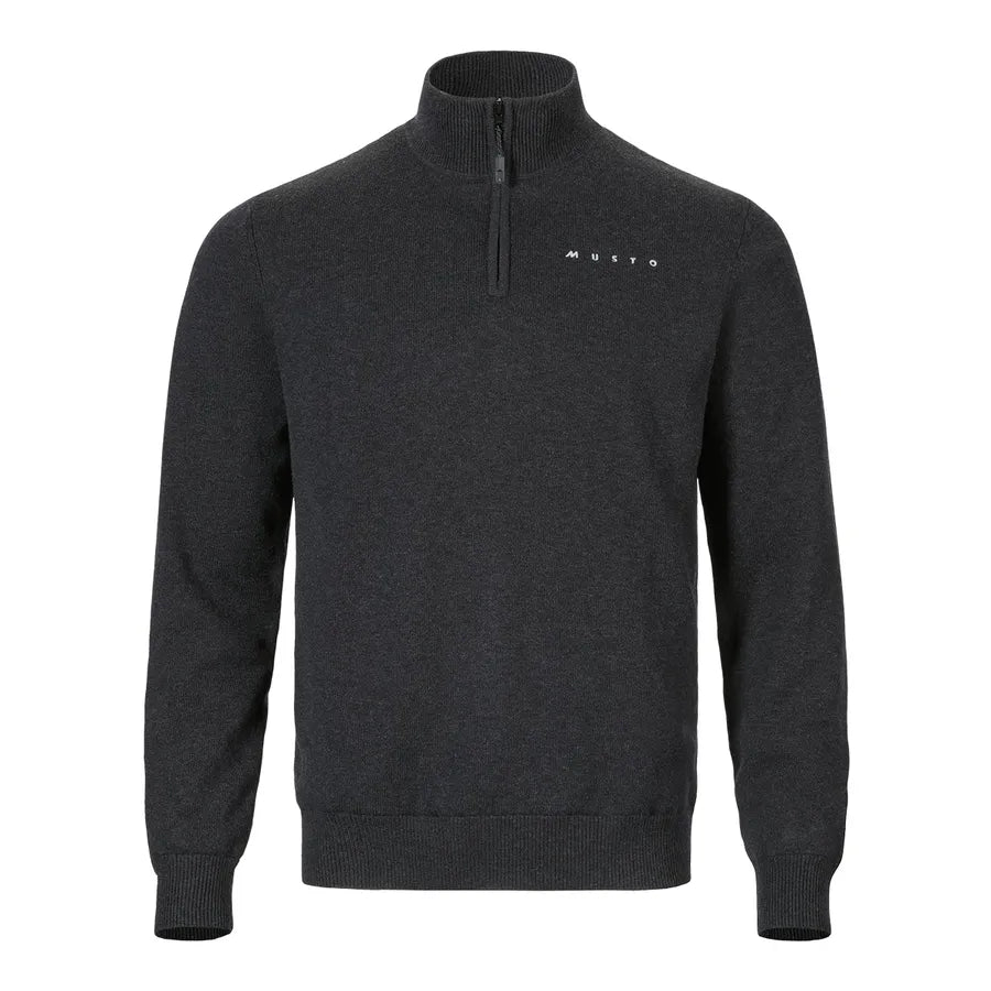 Musto Men's Evo Windproof Knit #colour_carbon