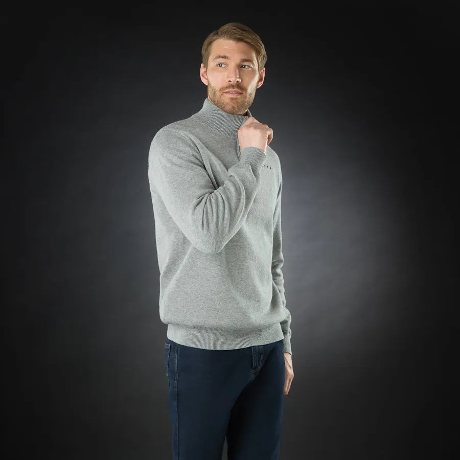 Musto Men's Evo Windproof Knit #colour_quarry