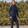 EQUIDRY Women's Water Repellent Leggings #colour_navy-pink