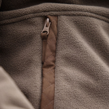 Shires Aubrion Heritage Unisex Quarter Zip Fleece #colour-dark-olive