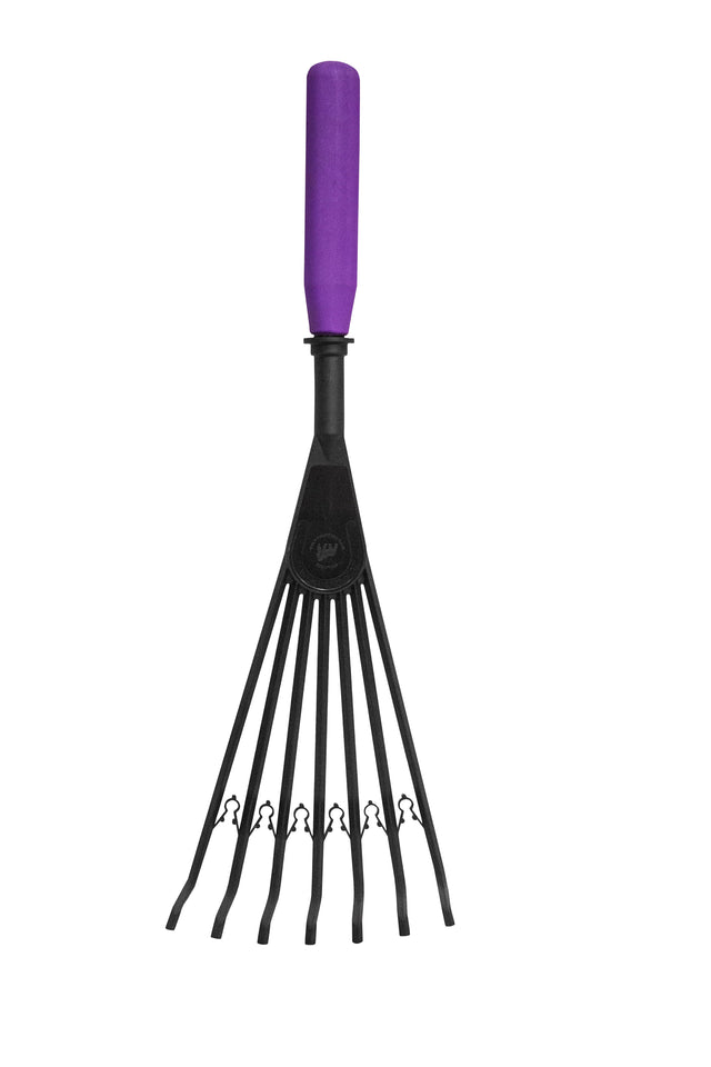 Red Gorilla Big Tidee Plastic Rake #colour_purple