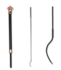 Waldhausen Noblesse Dressage Whip #colour_black-rose-gold