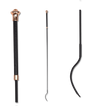 Waldhausen Noblesse Dressage Whip #colour_black-rose-gold