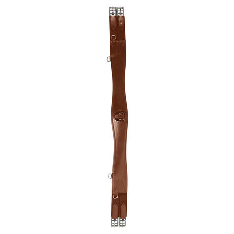 Waldhausen Leather Long Girth with Ring #colour_brown
