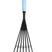 Red Gorilla Big Tidee Plastic Rake #colour_sky-blue