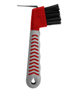 Waldhausen Grippy Hoof Pick Brush #colour_red-grey