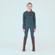 Shires Aubrion Equestrian Ribbed Long Sleeve Top - Young Rider