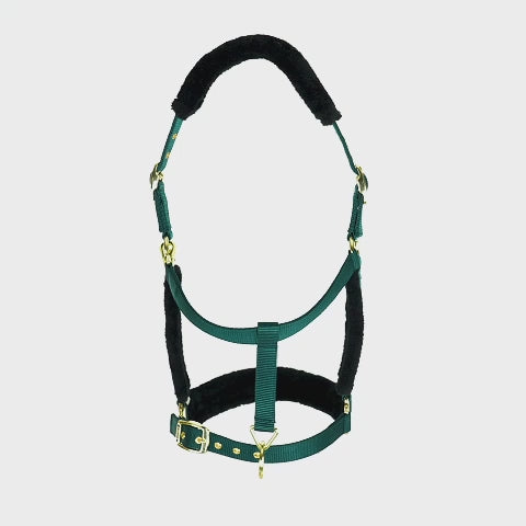 Shires ARMA Faux Fur Logo Headcollar & Lead Rope