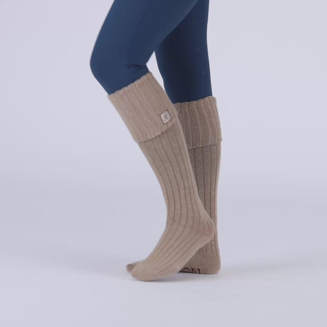 Shires Aubrion Equestrian Knit Boot Socks