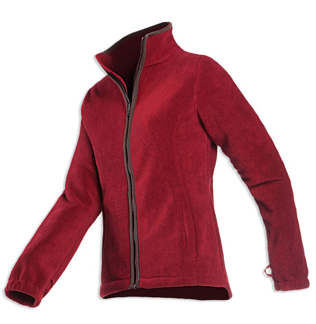 Baleno Sarah Ladies Fleece Jacket #colour_burgundy