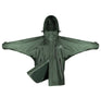EQUIDRY Children's Thin Fleece Shortie #colour_black-forest-green