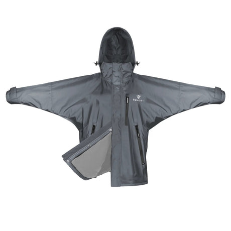 EQUIDRY Children's Thin Fleece Shortie #colour_grey-grey