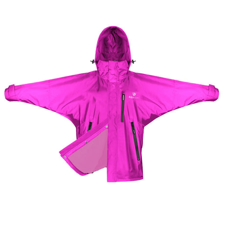 EQUIDRY Women's Thin Fleece Shortie #colour_fuchsia-pink