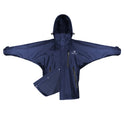 EQUIDRY Women's Shortie Mesh Lining Mac #colour_navy