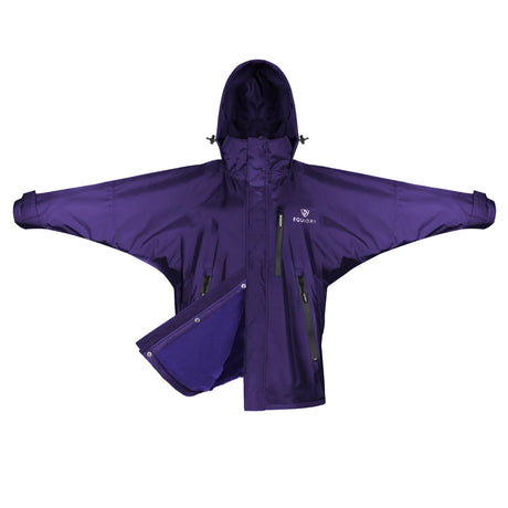 EQUIDRY Women's Thin Fleece Shortie #colour_purple