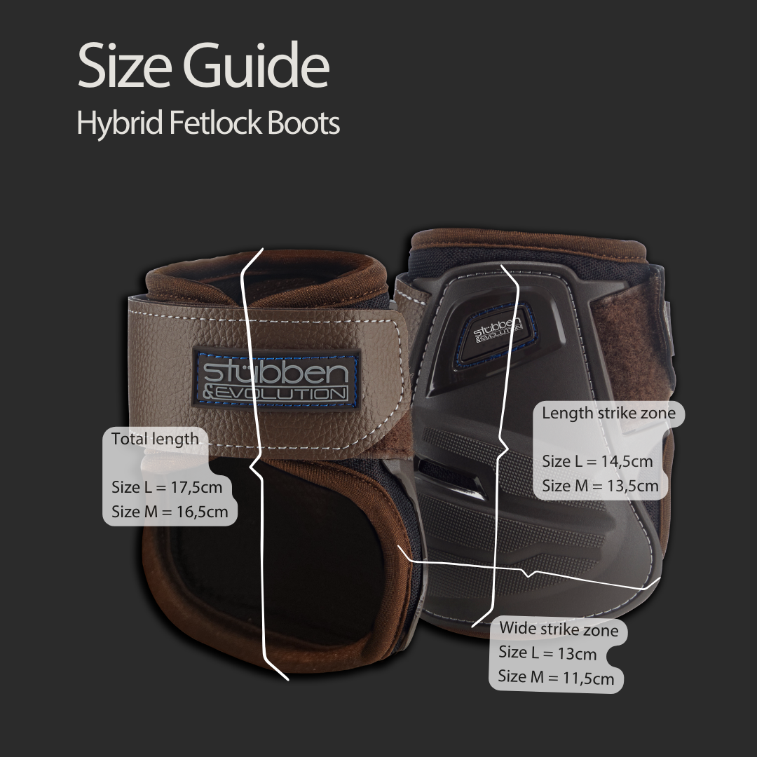 Stubben Hybrid Fetlock Boots #colour_brown
