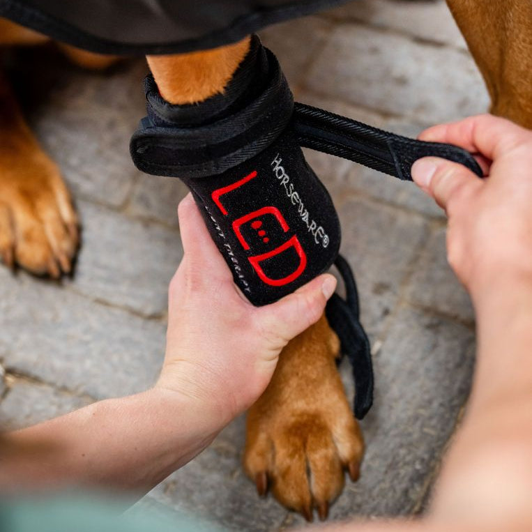 Horseware Ireland LED Red Light Therapy Pet Leg Wraps Pair