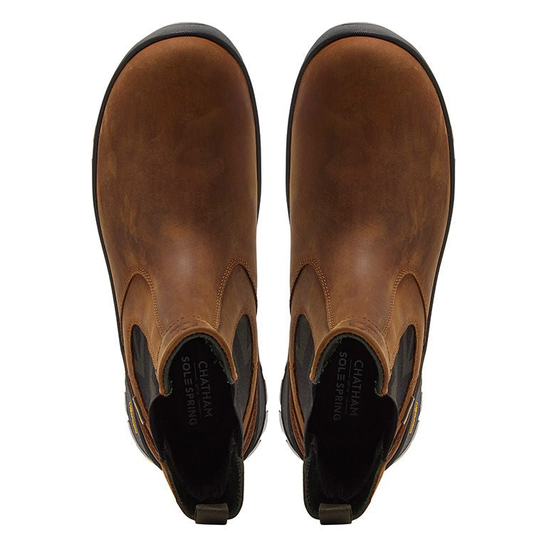 Chatham Cockley Premium Leather Waterproof Chelsea Boots #colour_tan