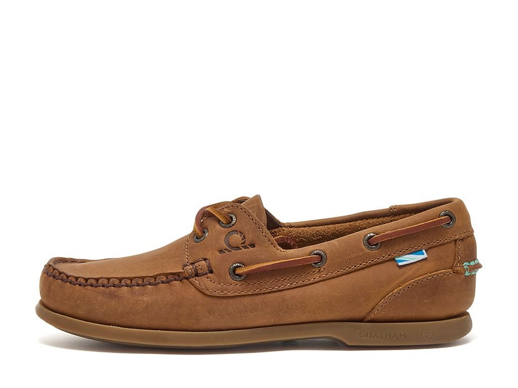 Chatham Deck Lady II G2 Boat Shoes #colour_walnut