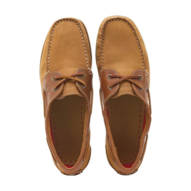 Chatham Galley II G2 Leather Boat Shoes #colour_tan