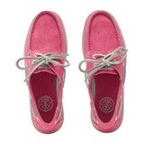 Chatham Ladies Jetty Joules Collab Deck Shoe #colour_bright-pink
