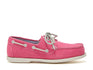 Chatham Ladies Jetty Joules Collab Deck Shoe #colour_bright-pink