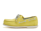Chatham Ladies Jetty Joules Collab Deck Shoe #colour_yellow