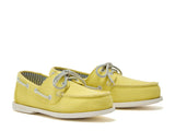 Chatham Ladies Jetty Joules Collab Deck Shoe #colour_yellow