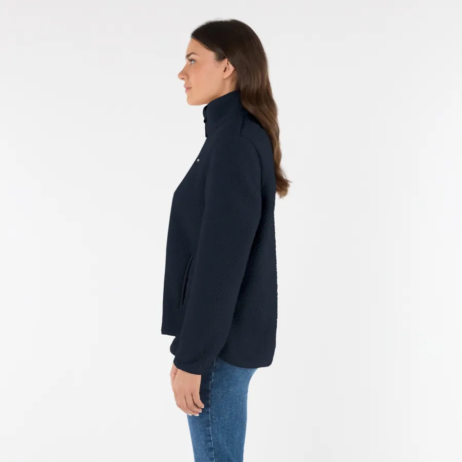 Musto Women's Cove Deep Pile Fleece #colour_navy
