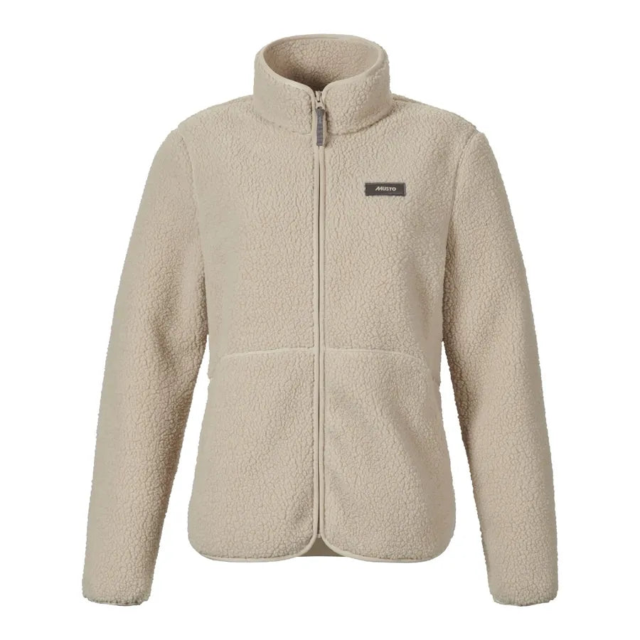 Musto Women's Cove Deep Pile Fleece Jacket #colour_pure-cashemere
