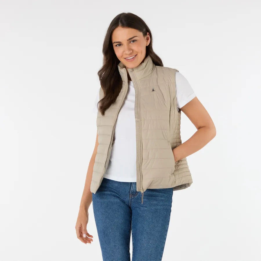 Musto Women's Original Lite Puffer Vest #colour_pure-cashmere