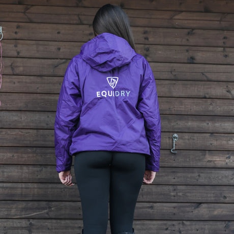 EQUIDRY Women's Thin Fleece Shortie #colour_purple
