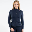 EQUIDRY Women's Water Repellent Zip up Top #colour_navy-pink