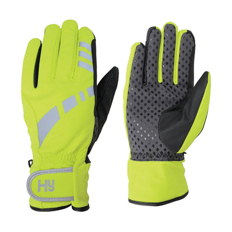Hy5 Reflective Waterproof Multipurpose Gloves #colour_yellow-black