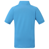 Covalliero Children's Short Sleeved Polo Shirt #colour_aqua