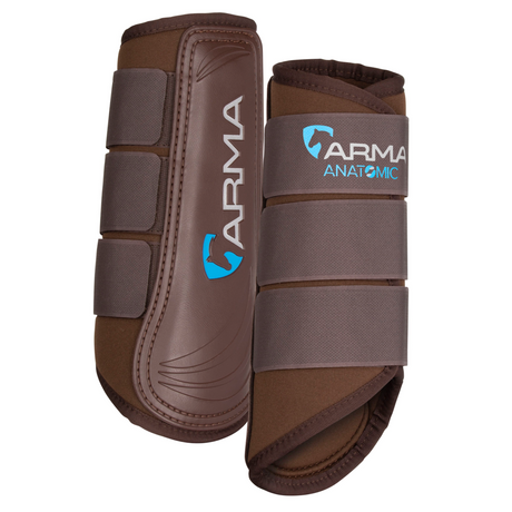 Shires ARMA Neoprene Brushing Boots #colour_brown-brown