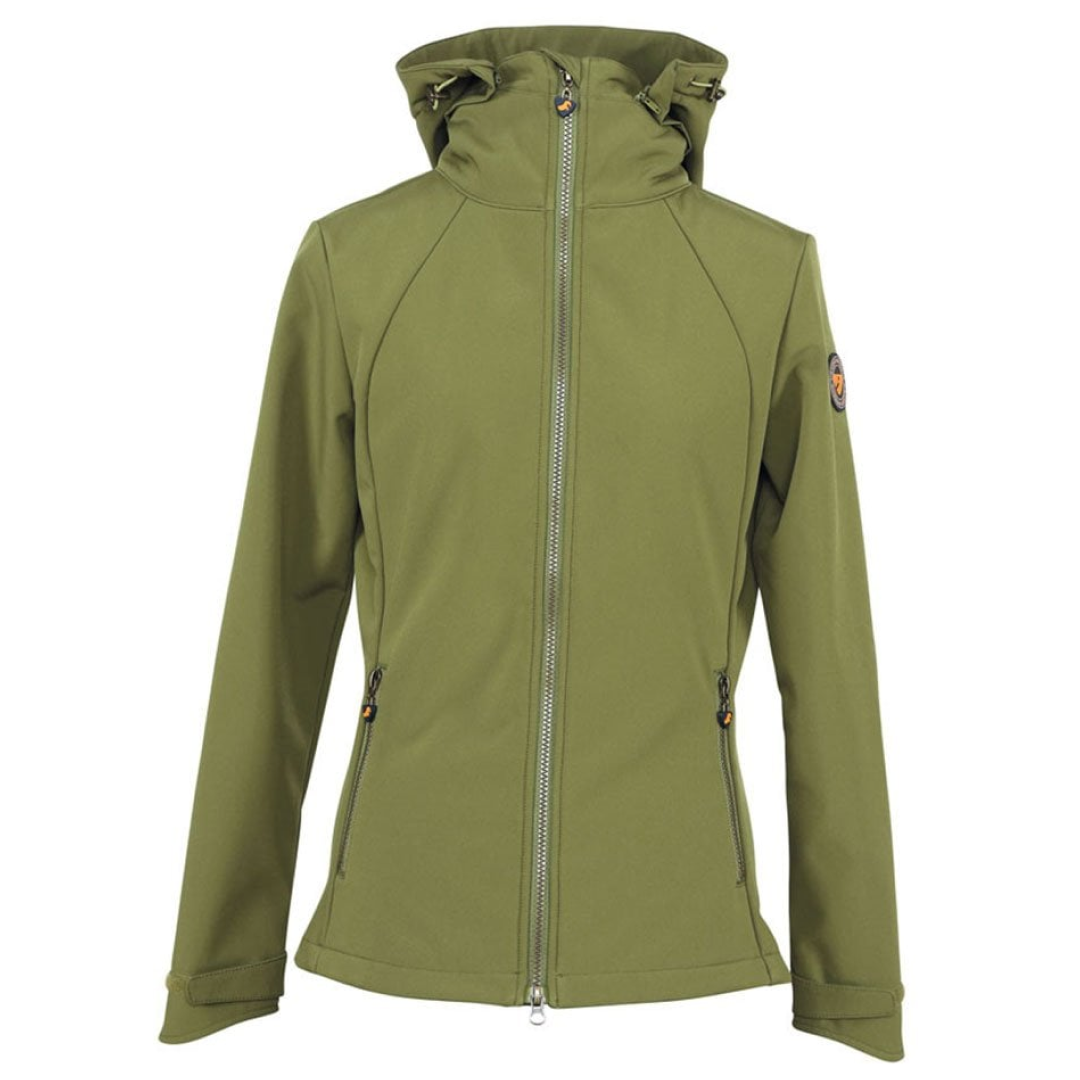 Shires Aubrion Finchley Softshell Jacket #colour_olive