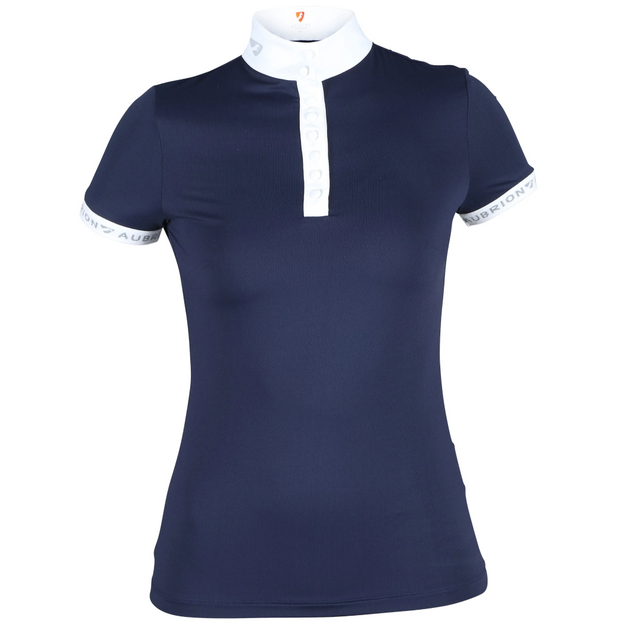 Shires Aubrion Chester Show Shirt #colour_navy