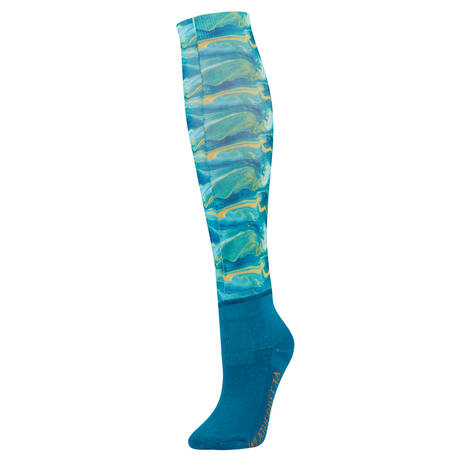 Weatherbeeta Stocking Socks #colour_blue-orange-swirl-marble-print