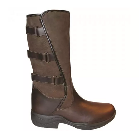 Mark Todd Adjustable Short Boot #colour_brown