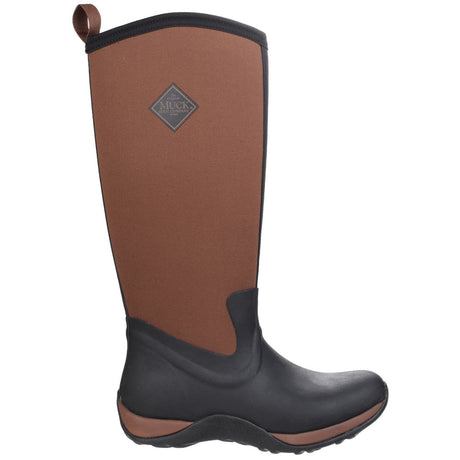 Muck Boots Arctic Adventure Pull On Wellington Boot #colour_black-tan