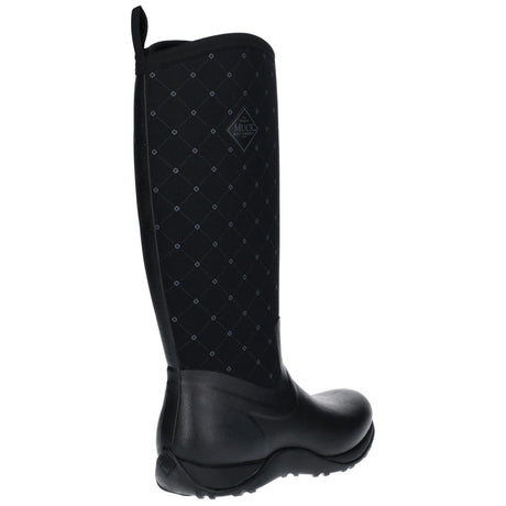 Muck Boots Arctic Adventure Pull On Wellington Boot #colour_black-quilt