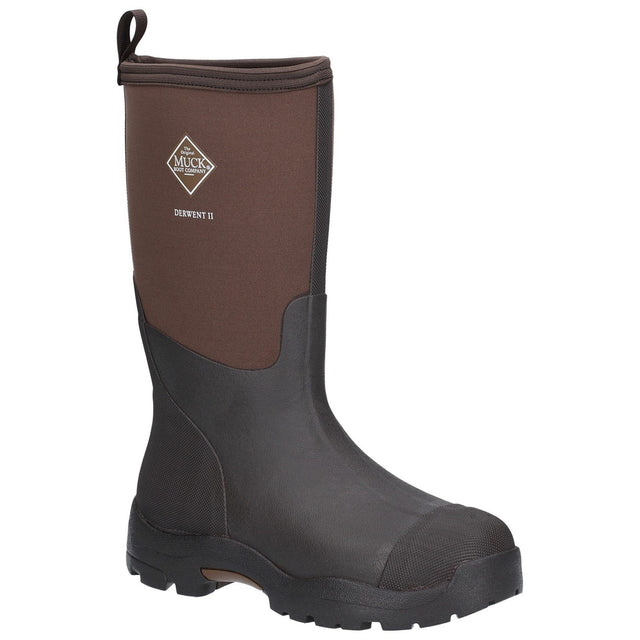 Muck Boots Derwent II High Wellington Boots #colour_black-brown