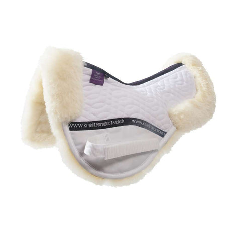 KM Elite High Wither Half Pad #colour_white-natural