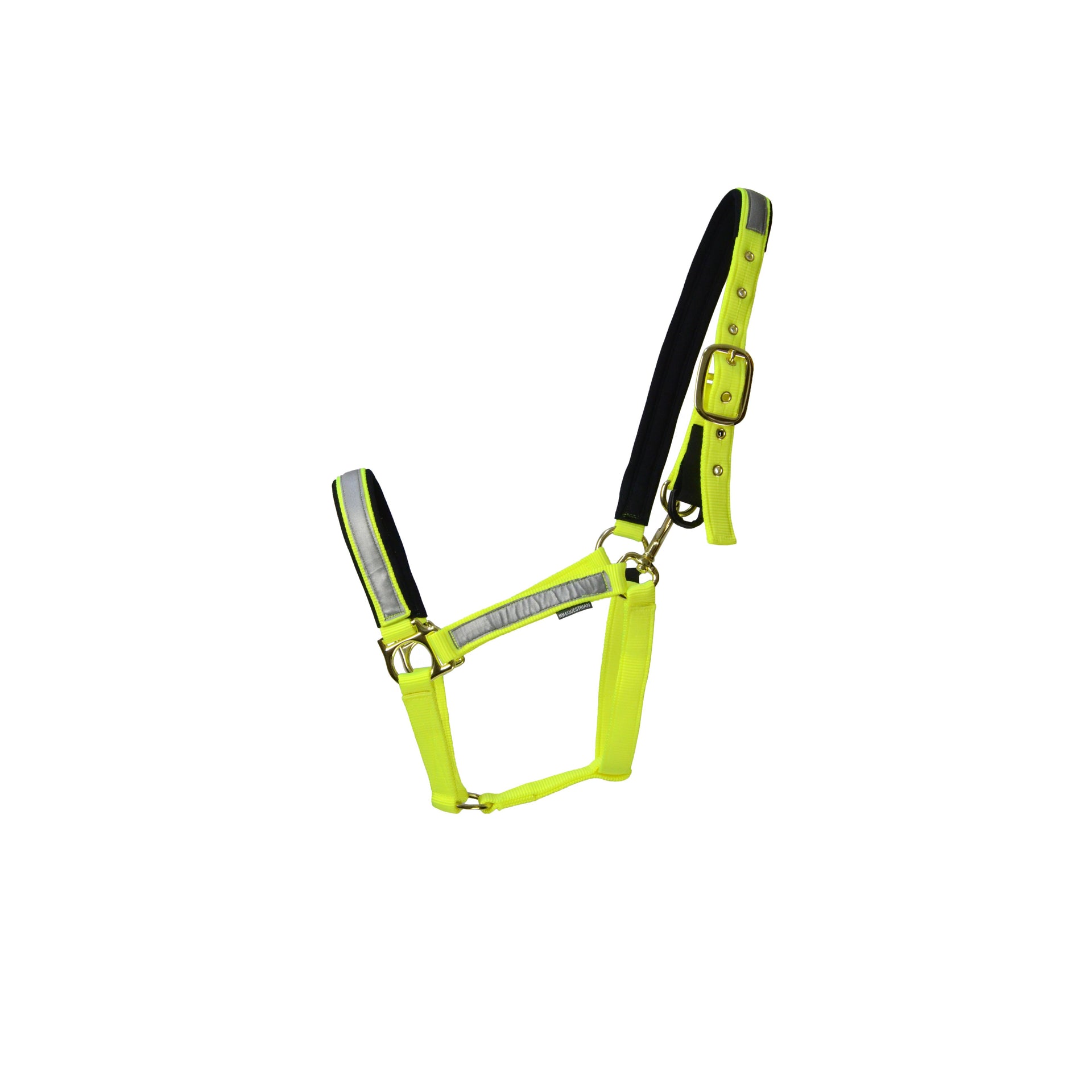 Equestrian Reflective Fieldsafe Head Collar Yellow Reflective Full