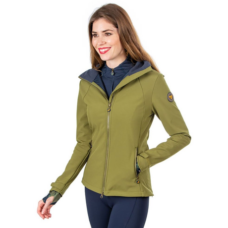 Shires Aubrion Finchley Softshell Jacket #colour_olive