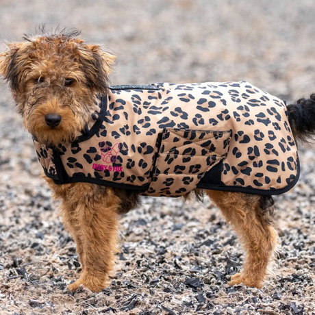 Shires Digby & Fox Leopard Print Dog Coat #colour_leopard-print